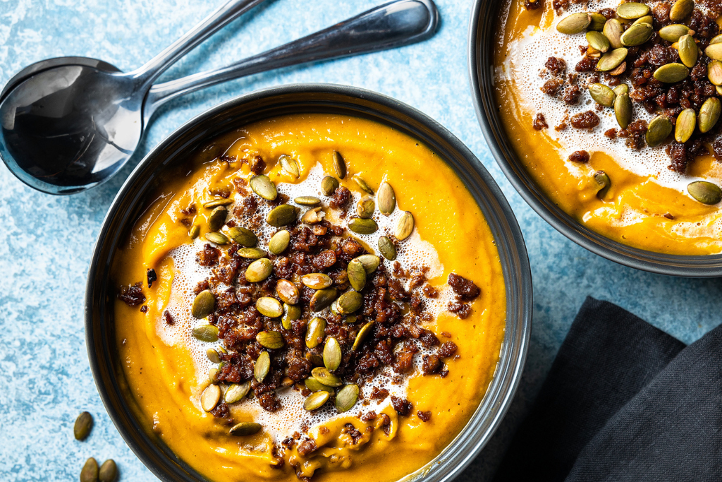 Plant-Based Spiced Sweet Potato Soup Blog Image