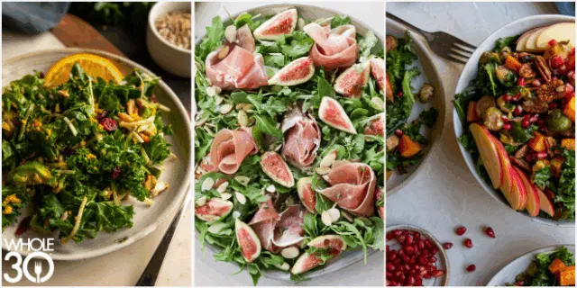 3 bright winter salads for your Whole30