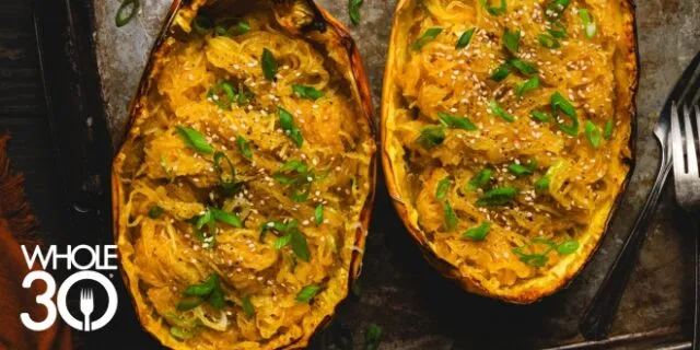 Sesame Ginger Spaghetti Squash