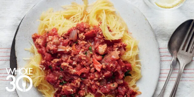 If fresh tomatoes are not in season, substitute 1 can (28 ounces) Spaghetti Squash with Sausage Arrabbiata Sauce